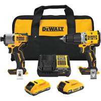 XR Brushless Cordless Premium Drill Driver Kit with 4 Ah POWERSTACK Battery and 2 Ah Battery, 20 V Nassau Supply