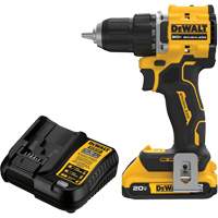 Ensemble visseuse-perceuse sans fil et sans balai ATOMIC COMPACT SERIES, Lithium-ion, 20 V, Mandrin 1/2" Nassau Supply