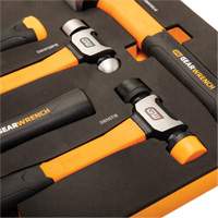 Mixed Hammer Set in Foam Storage Tray, 5 Pieces Nassau Supply