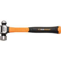 Ball Pein Hammer, 24 oz. Head Weight, Plain/Polished Face, Fibreglass Handle Nassau Supply