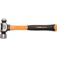Ball Pein Hammer, 32 oz. Head Weight, Plain/Polished Face, Fibreglass Handle Nassau Supply