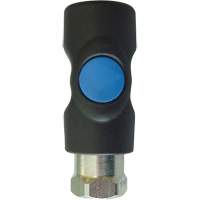 TOPQUIK S1 Industrial Quick Coupler, Polyester Composite/Stainless Steel, 1/4", Female NPT, 174 PSI Nassau Supply