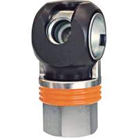 TOPQUIK SC Industrial Quick Coupler, Nickel-Plated Steel, 1/2", Female NPT, 359 PSI Nassau Supply