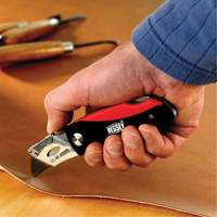 Folding Utility Knife, 2-3/8" Blade, Plastic/Cushion Handle Nassau Supply