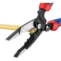 Forged Wire Stripper with KNIPEXTEND Handle, 8" L, 10 - 20 AWG Nassau Supply