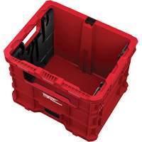 PACKOUT Wire Pulling XL Crate, 15-3/4" x 18-5/8" x 15", Black/Red Nassau Supply