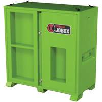 Onsite PPE Storage Cabinet, Steel, High-Visibility Lime Green Nassau Supply