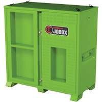 Ventilated Onsite PPE Storage Cabinet, Steel, High-Visibility Lime Green Nassau Supply