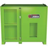 Ventilated Onsite PPE Storage Cabinet, Steel, High-Visibility Lime Green Nassau Supply