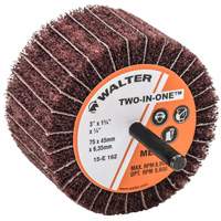 Meule &agrave; lamelles abrasives Two-In-One Nassau Supply