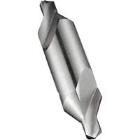 Foret &agrave; centrer et fraise combin&eacute;s, #6, Petit diam&egrave;tre de 7/32", Grand diam&egrave;tre de 1/2", Acier rapide au cobalt Nassau Supply