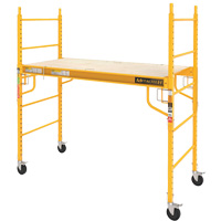 Mobile Work Scaffolding - Maxi Square Scaffolding, Steel Frame, 74" D x 74" H Nassau Supply