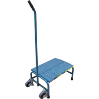 Tilt-N-Roll Step Stands, 1 Step(s), 16" L x 29" W x 12" H, 300 lbs. Capacity Nassau Supply