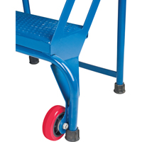 Portable Folding Ladder, 2 Steps, Perforated, 20" High Nassau Supply