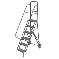 &eacute;chelles roulantes, 6 marches, Stri&eacute;, Hauteur 66" Nassau Supply