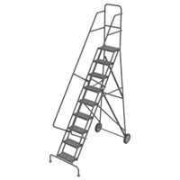 &eacute;chelles roulantes, 9 marches, Stri&eacute;, Hauteur 96" Nassau Supply