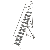 &eacute;chelles roulantes, 10 marches, Stri&eacute;, Hauteur 106" Nassau Supply