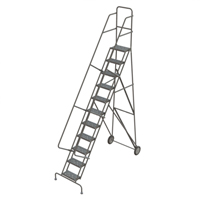 &eacute;chelles roulantes, 11 marches, Stri&eacute;, Hauteur 116" Nassau Supply