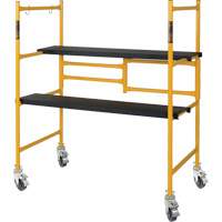 Jobsite Series 4' Basic Mini Scaffold Kit, Steel Frame, 41" D x 45-3/4" H Nassau Supply