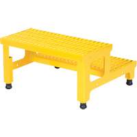 Adjustable Step-Mate Stand, 2 Step(s), 23-13/16" W x 22-7/8" L x 15-1/4" H, 500 lbs. Capacity VD446 | Nassau Supply