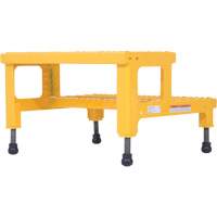 Plate-forme ajustable Step-Mate, 2 marche(s), 23-13/16" la x 22-7/8" lo x 15-1/4" h, Capacit&eacute; 500 lb Nassau Supply