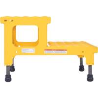 Plate-forme ajustable Step-Mate, 2 marche(s), 23-13/16" la x 22-7/8" lo x 15-1/4" h, Capacit&eacute; 500 lb Nassau Supply