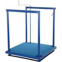 Ergonomic Posi-Crank Platform With Anti-Fatigue Mat, 36" W x 72" D, 500 lbs. Capacity, All-Welded VD460 | Nassau Supply
