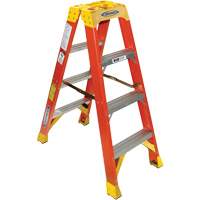 Twin Step Ladder, Fibreglass, 300 lbs. Capacity, 4' VD519 | Nassau Supply
