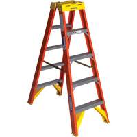 Twin Step Ladder, Fibreglass, 300 lbs. Capacity, 5' VD520 | Nassau Supply