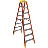 Twin Step Ladder, Fibreglass, 300 lbs. Capacity, 8' VD522 | Nassau Supply