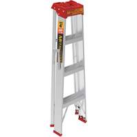 Step Ladder, 4', Aluminum, 200 lbs. Capacity, Type 3 Nassau Supply