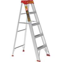Step Ladder, 5', Aluminum, 200 lbs. Capacity, Type 3 Nassau Supply