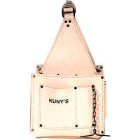 Electrical & Maintenance Tool Pouches, Leather, 17 Pockets, Beige Nassau Supply