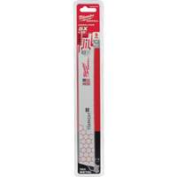 Lame The Torch Ice Hardened Sawzall, Bim&eacute;tal, 10 Dents par pouce, 9" lo x 1" la Nassau Supply