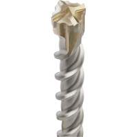 MX4 4-Cutter SDS-Plus Rotary Hammer Drill Bit, 1", SDS-Plus Shank, Carbide Nassau Supply