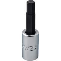 Socket, Hex, 1/4" x 1-7/8" L, 1/4" Drive Nassau Supply