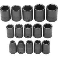 Jeu de douilles, Chocs, Prise 1/2", 6 pans Nassau Supply