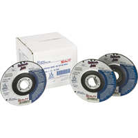 Cut-Off Wheel, 4-1/2" x 0.045", 7/8" Arbor, Type 27, Aluminum Oxide/Ceramic, 13500 RPM VU964 | Nassau Supply