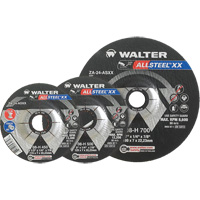 Allsteel™ XX Depressed Centre Grinding Wheels, 9" x 1/4", 7/8" arbor, Type 27 VV459 | Nassau Supply