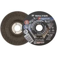 XCAVATOR™ Grinding Wheel, 4-1/2" x 1/4", 7/8" arbor, Zirconium, Type 27 VV502 | Nassau Supply