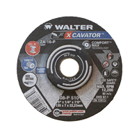 XCAVATOR™ Grinding Wheel, 5" x 1/4", 7/8"/5/8"-11 arbor, Zirconium, Type 27 VV504 | Nassau Supply