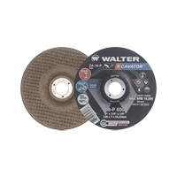 XCAVATOR™ Grinding Wheel, 6" x 1/4", 7/8" arbor, Zirconium, Type 27 VV505 | Nassau Supply