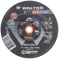 PIPEFITTER™ Grinding Wheel, 6" x 3/32", Aluminum Oxide, Type 27 VV662 | Nassau Supply