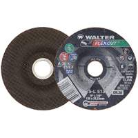 FLEXCUT™ Grinding Wheel, 5", 36 Grit, Aluminum Oxide, 7/8", 12200 RPM, Type 29 VV708 | Nassau Supply