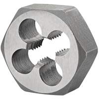 Fili&egrave;re de refiletage hexagonale pour boulon, dia. 1,3", Filet de M16x2, Acier rapide Nassau Supply