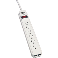 Protect-It Surge Suppressors, 6 Outlets, 720 J, 1800 W, 4' Cord XB262 | Nassau Supply