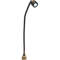 LS Series High-Output Flexible Light, 5 W, LED, 20" Neck, Black Nassau Supply