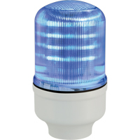 Streamline&reg; Modular Multifunctional LED Beacons, Continuous/Flashing/Rotating, Blue Nassau Supply