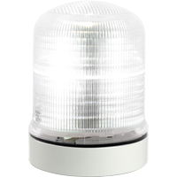 Streamline&reg; Modular Multifunctional LED Beacons, Continuous/Flashing/Rotating, Clear Nassau Supply