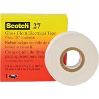 Scotch<sup>®</sup> 27 Glass Cloth Electrical Tape, 12 mm (1/2") W x 20 m (66') L XH289 | Nassau Supply